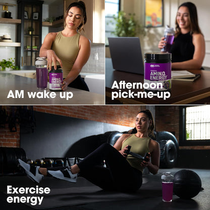 Amino energy powder with caffeine and amino acids
