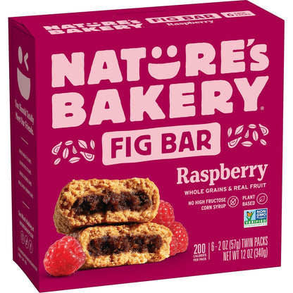 Raspberry fig bars made with real fruit