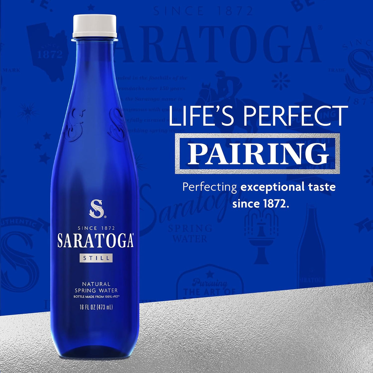 Six pack of Saratoga still bottled water