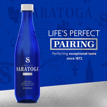 Six pack of Saratoga still bottled water