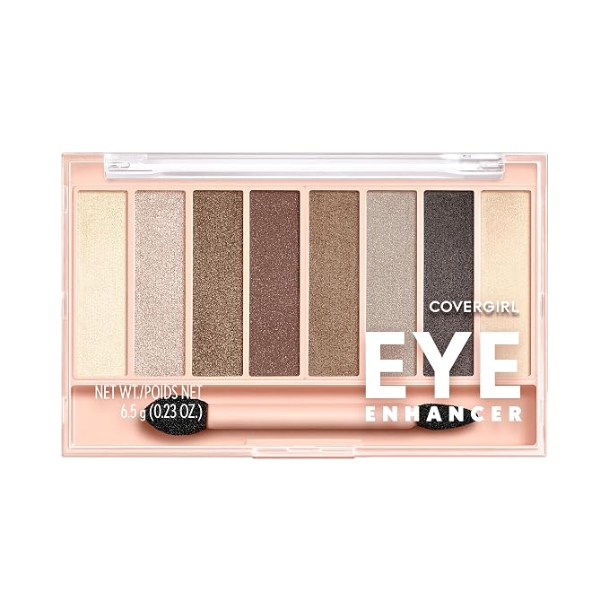 COVERGIRL nude eyeshadow palette with 8 shades