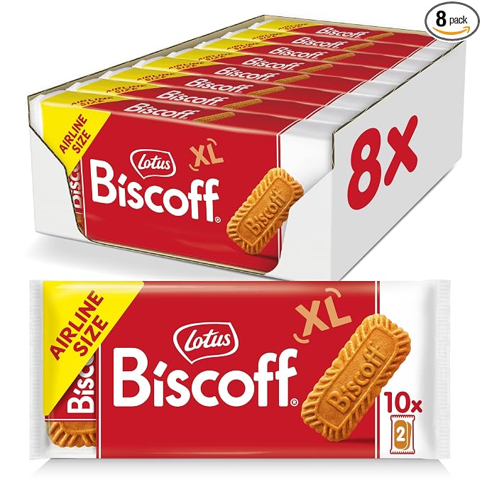 Lotus Biscoff caramelized biscuit cookies, 80-count two-pack