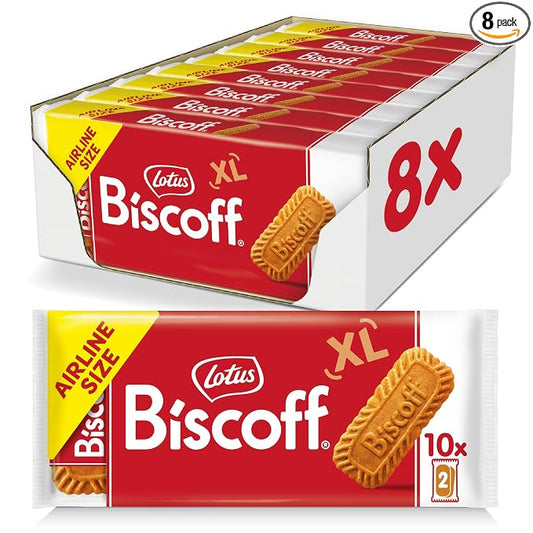 Lotus Biscoff caramelized biscuit cookies, 80-count two-pack