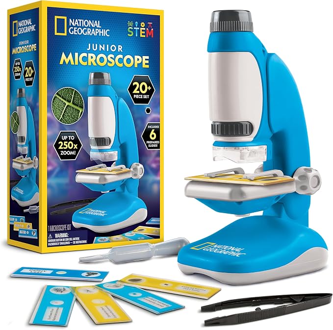 National Geographic junior microscope science kit