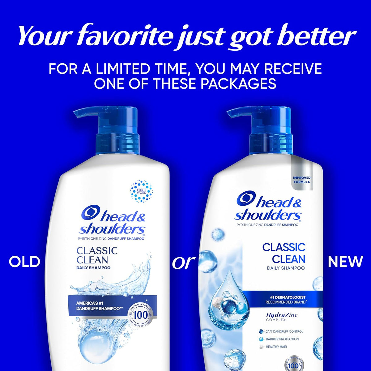 Classic Clean anti-dandruff shampoo for daily use