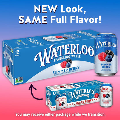 Waterloo zero sugar sparkling water pack