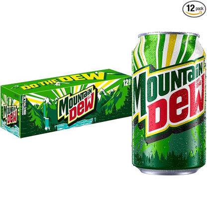 Mountain Dew Original Soda 12-pack cans