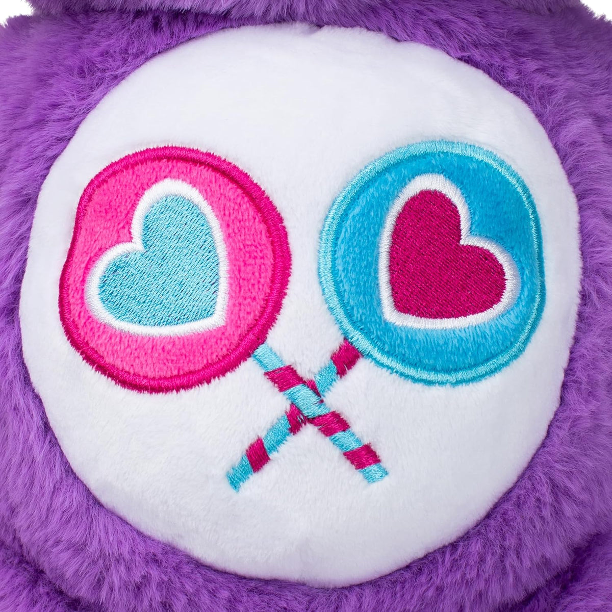 Medium size Share Bear cuddly purple plush