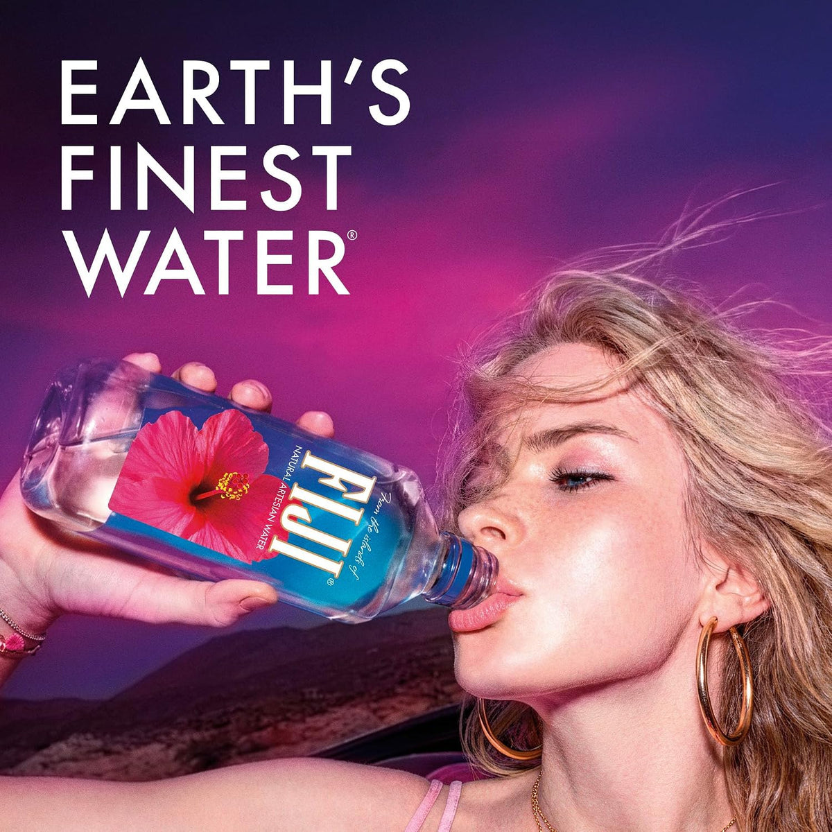 FIJI artesian water bottle for hydration