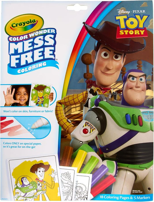 Crayola Toy Story 5 Color Wonder mess free coloring set