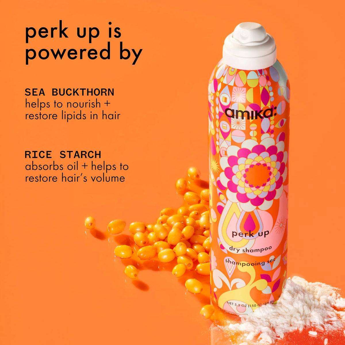 Premium dry shampoo for between-wash touch-ups