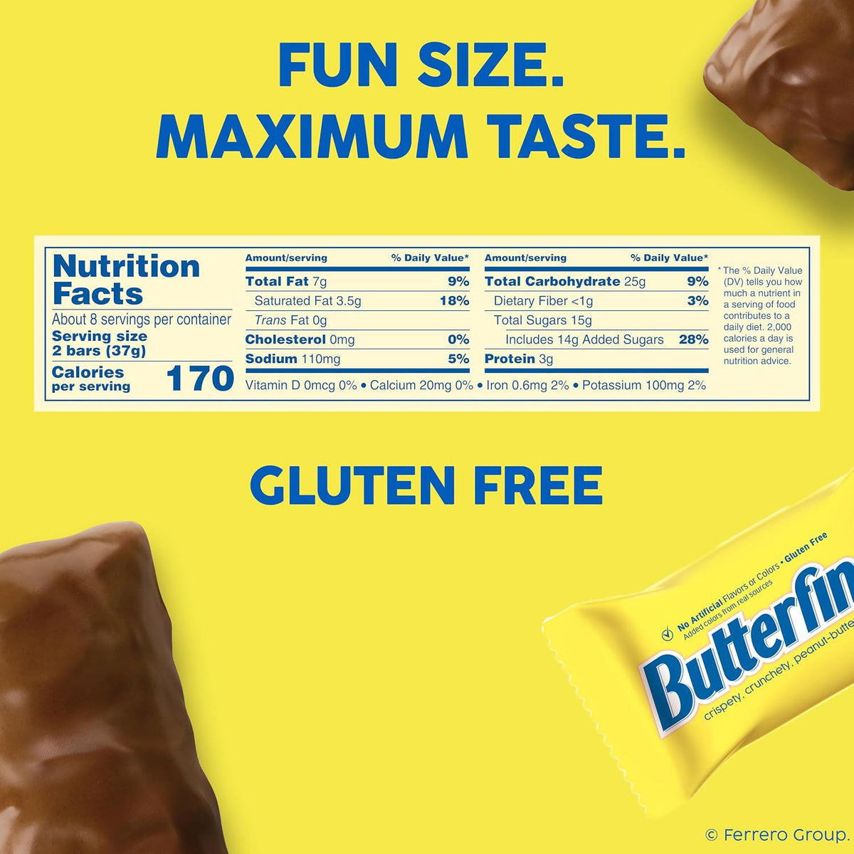 Butterfinger peanut buttery chocolatey candy bars