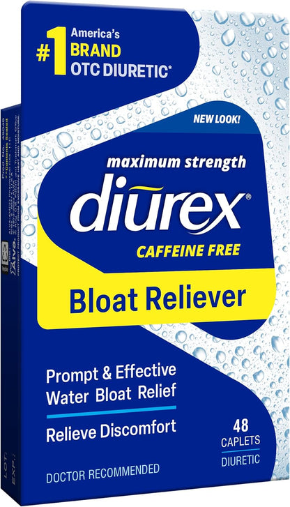 Diurex maximum strength water bloat relief tablets