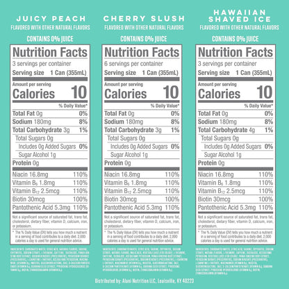 Sugar free Alani Nu energy drinks with 200mg caffeine