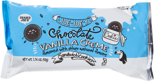 Trader Joe's Chocolate Vanilla Creme Joe-Joe's 4-pack cookies