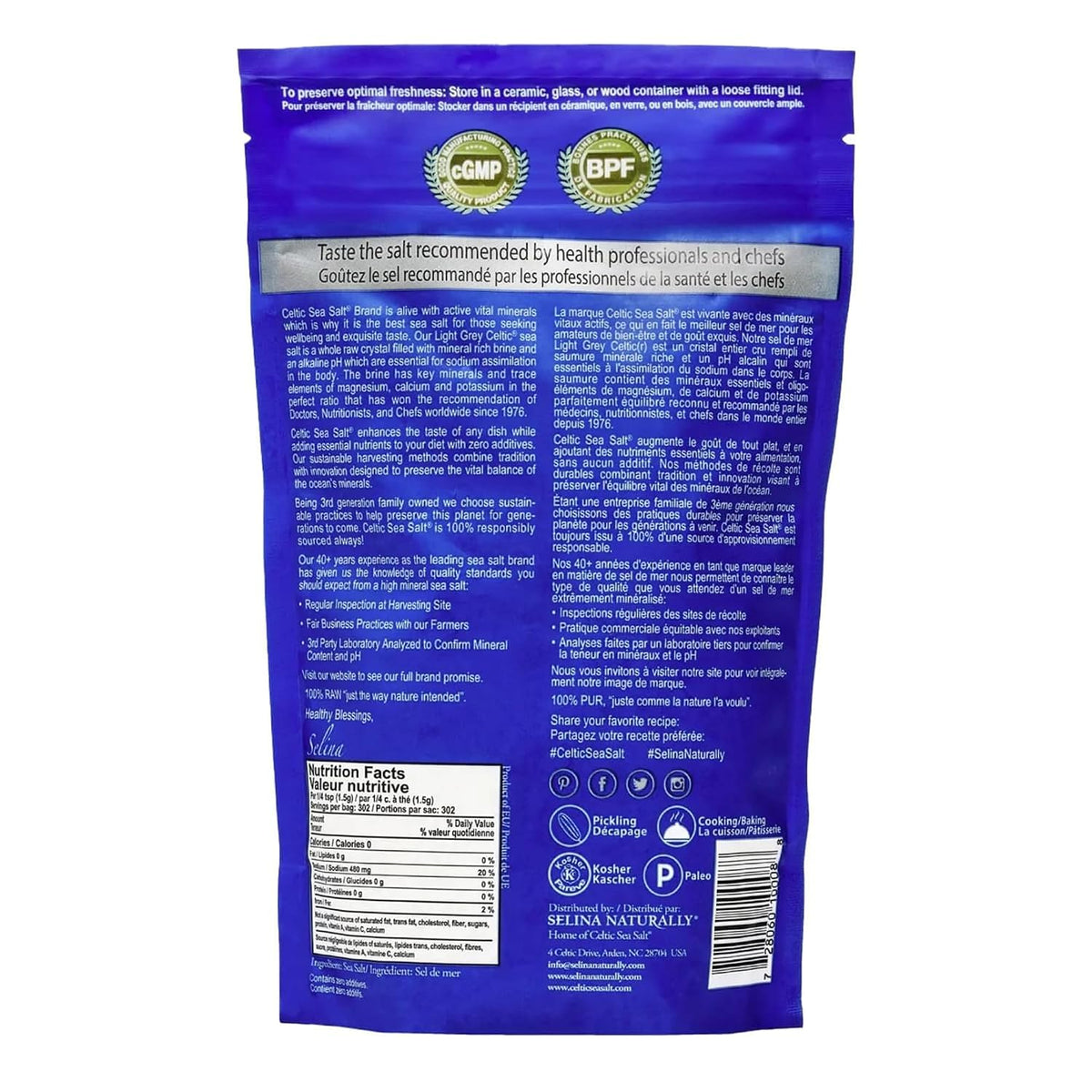 Celtic Sea Salt Light Grey pantry seasoning