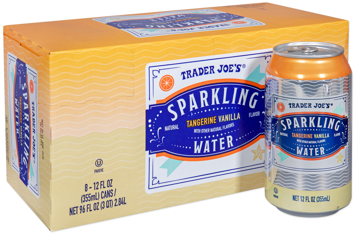 Trader Joe's Sparkling Tangerine Vanilla Water