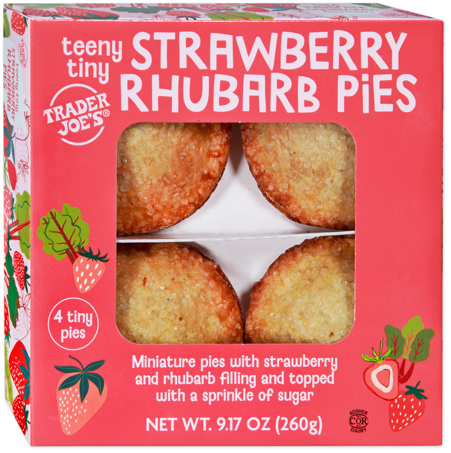 Trader Joe's teeny tiny strawberry rhubarb pies