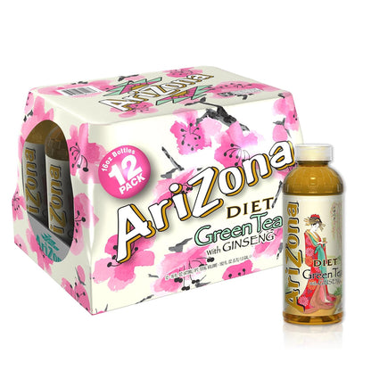 AriZona green tea with ginseng 16 fl oz can