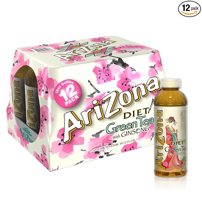 AriZona Diet Green Tea with Ginseng 12-pack cans