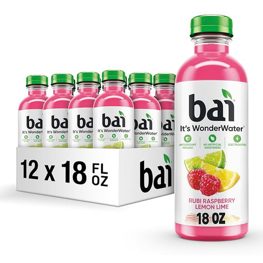 Bai Raspberry Lemon Lime antioxidant water 12 pack
