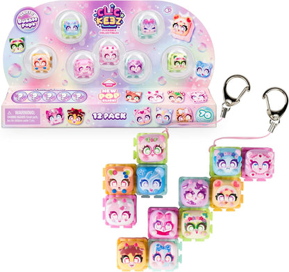 Bubble Pops themed Clickeez with rounded shape