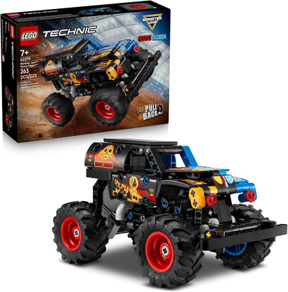 LEGO Grave Digger Fire and Ice monster truck toy