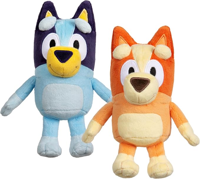 Bluey and Bingo plush toys 2-pack