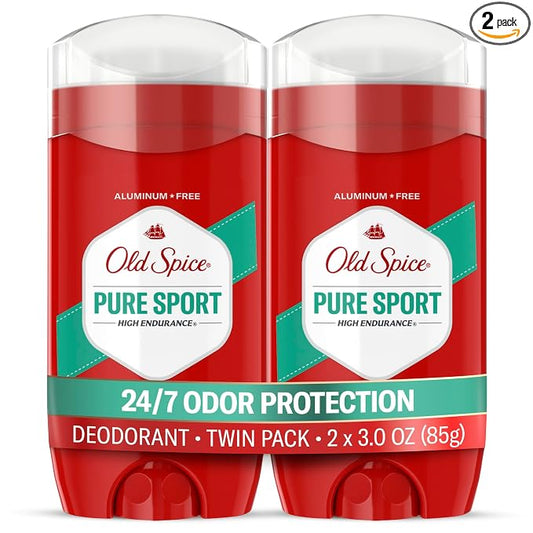 Old Spice Pure Sport aluminum free deodorant pack of 2