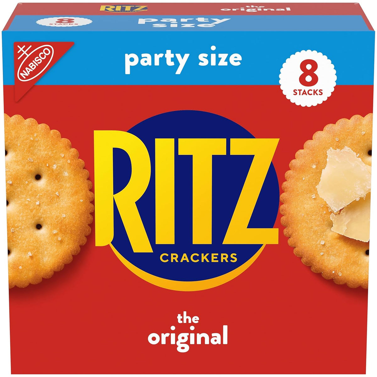 RITZ buttery round snack crackers for kids and adults