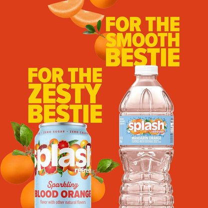 SPLASH REFRESHER Mandarin Orange beverage pack