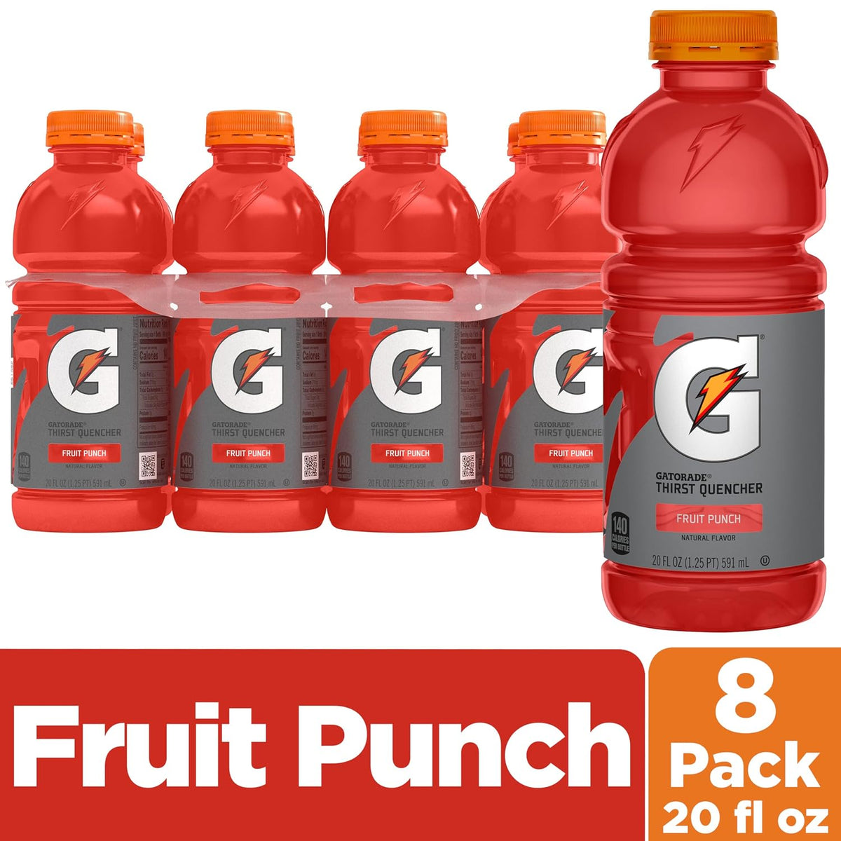 20 fl oz Gatorade Fruit Punch bottle pack