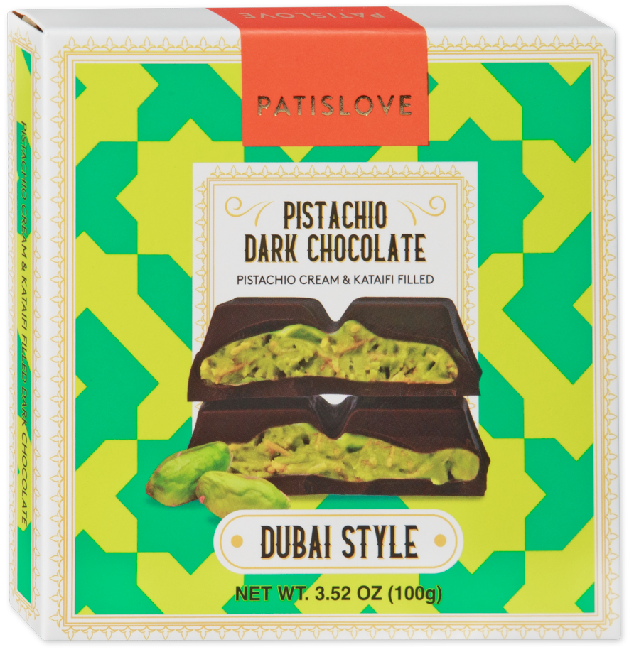 Trader Joe's Patislove pistachio dark chocolate Dubai style treat