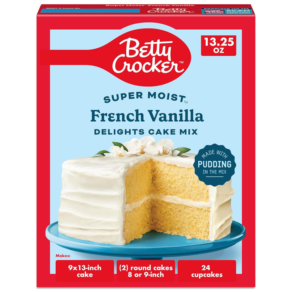 Betty Crocker Super Moist French Vanilla Cake Mix front