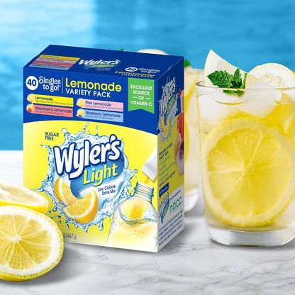Wyler's Light sugar free caffeine free lemonade mix