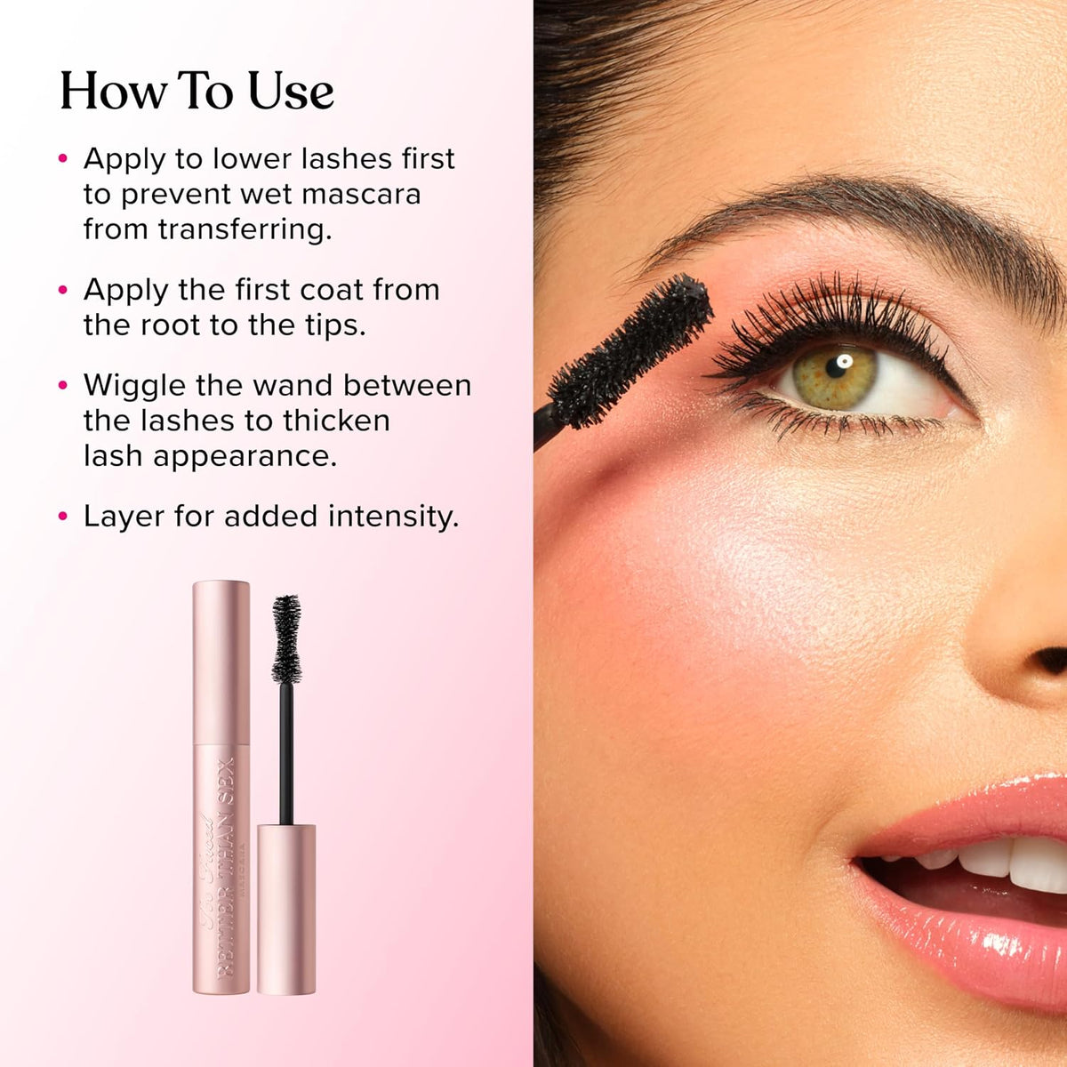 Premium volumizing mascara for bold eye makeup