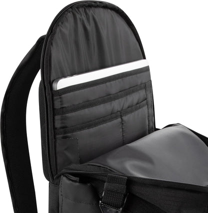 Nike black casual daypack styled view