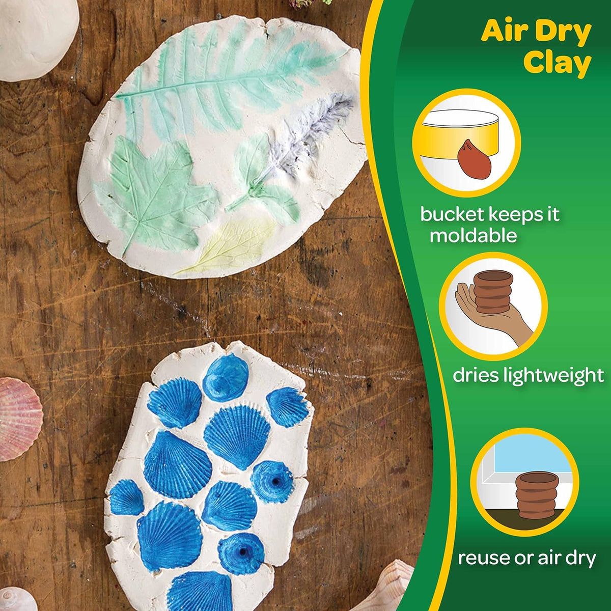 Bulk air dry clay for teachers and students