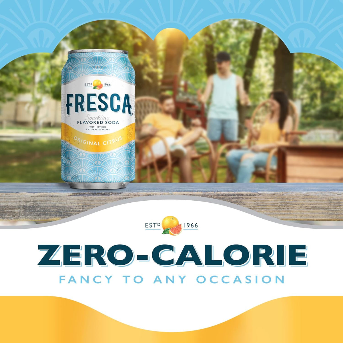 Fresca citrus soda cans for fridge storage