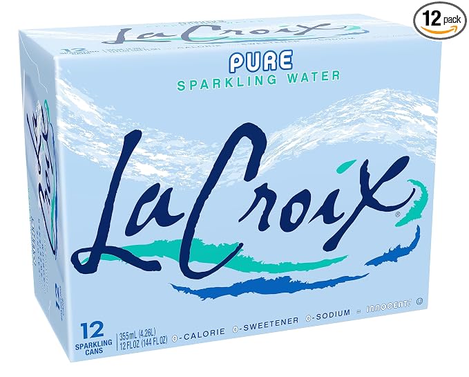 La Croix Pure sparkling water 12 pack
