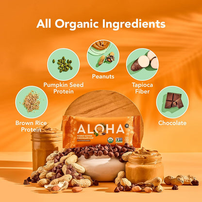 Organic protein bar for on-the-go snacking