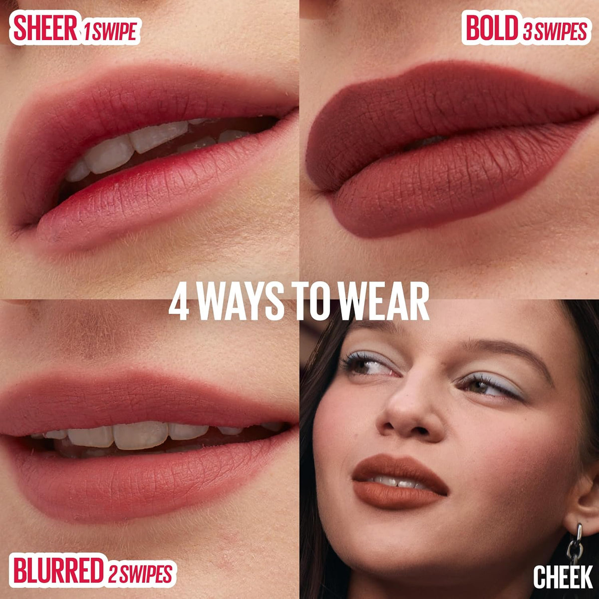 Maybelline Tomato Girl buildable matte lip tint