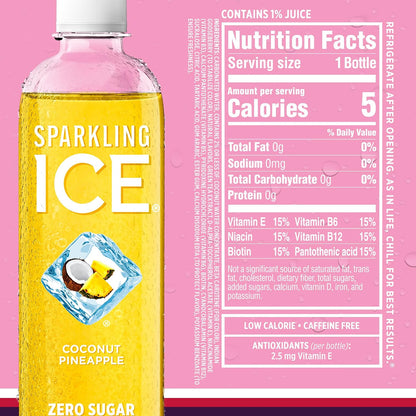 Sparkling Ice flavored sparkling water bottles 17 fl oz
