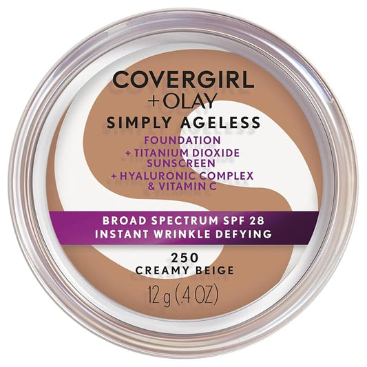 COVERGIRL Simply Ageless foundation in 250 Creamy Beige
