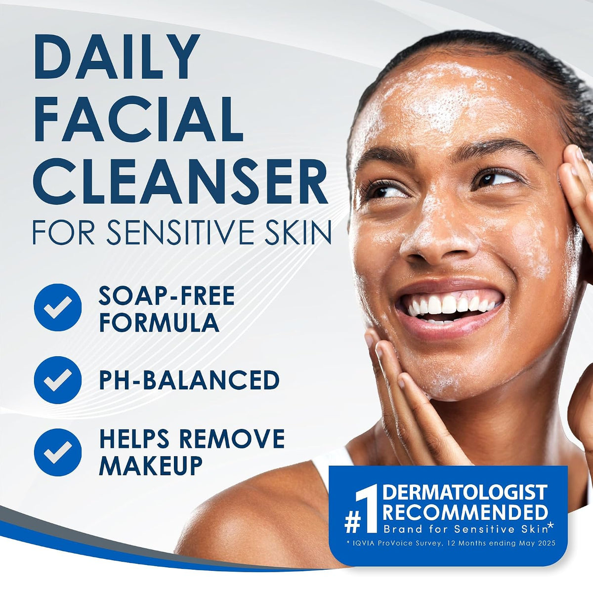 Vanicream pH-balanced facial cleanser travel size
