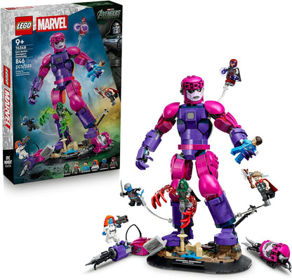 LEGO Marvel Sentinel figure with minifigures