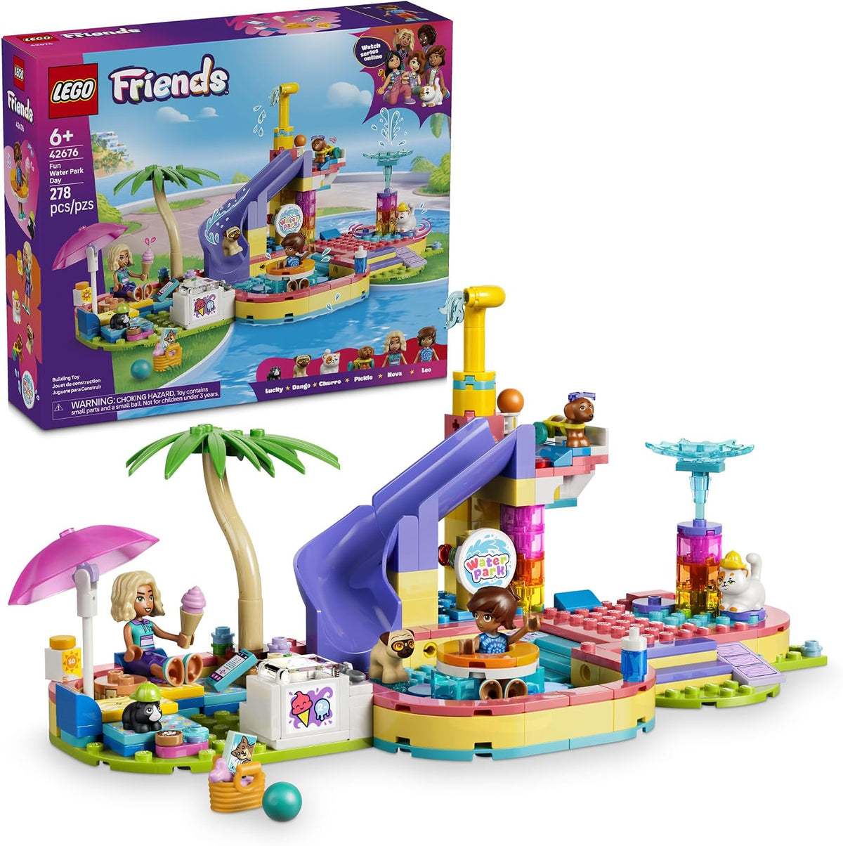 LEGO Friends water park playset with minidolls