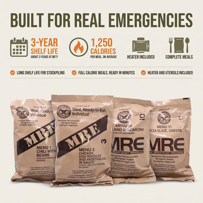 Portable ready-to-eat meals for outdoor adventures