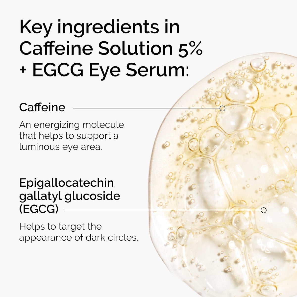 The Ordinary under-eye serum with caffeine and EGCG