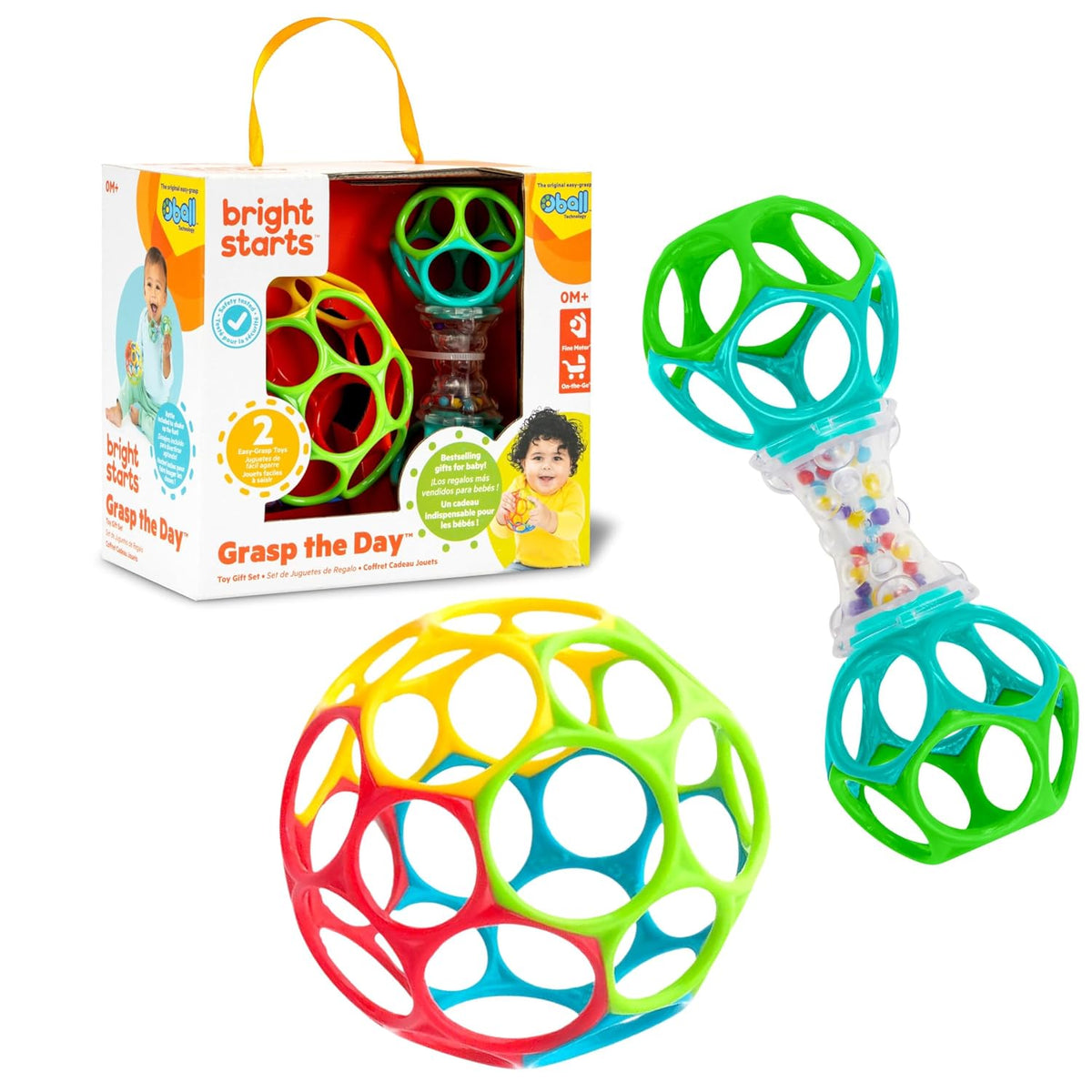 Oball Classic ball and shaker rattle for newborns
